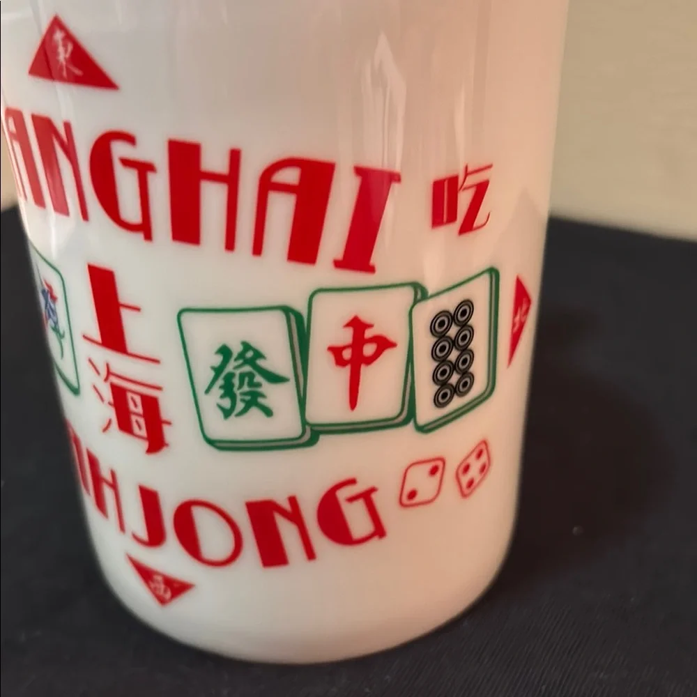 Shanghai Mahjong Plate and Mug Cafe Set - Picture 6 of 10